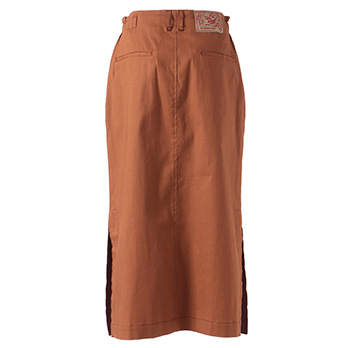 COTTON LINEN CHINO SKIRT　 詳細画像