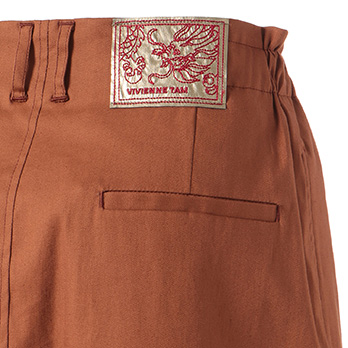 COTTON LINEN CHINO SKIRT　 詳細画像