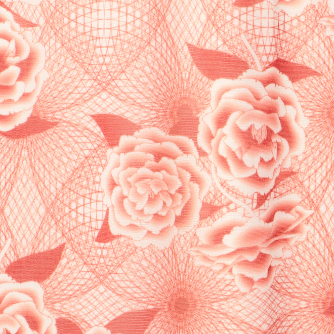 PEONY PRINT NET　スカート 詳細画像 レッド 9