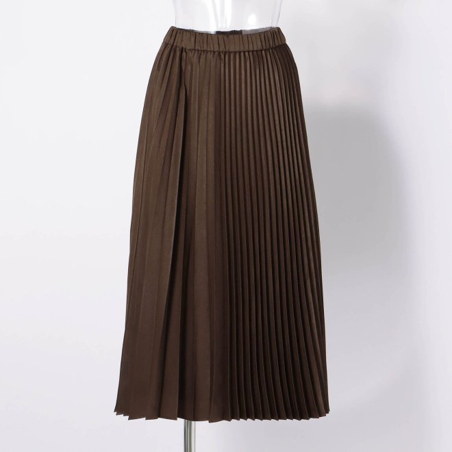 SUEDE PLEATED SKIRT　スカート 詳細画像 ブラウン 1