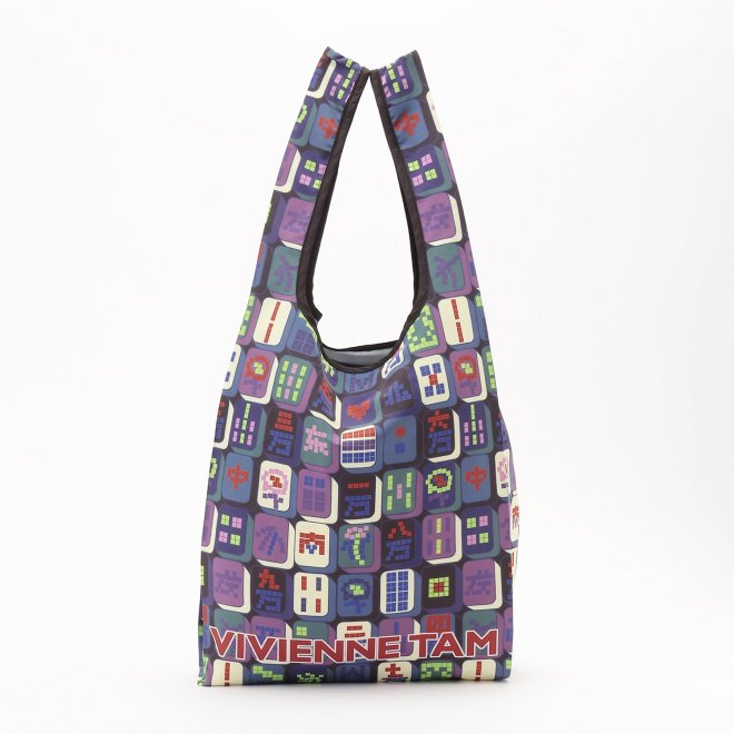 MAHJONG PRINT ECO BAG 詳細画像 グレー系マルチ 1