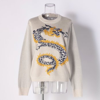 DRAGON JACQUARD SWEATER 詳細画像