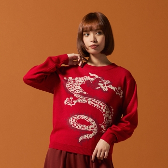 DRAGON JACQUARD SWEATER 詳細画像