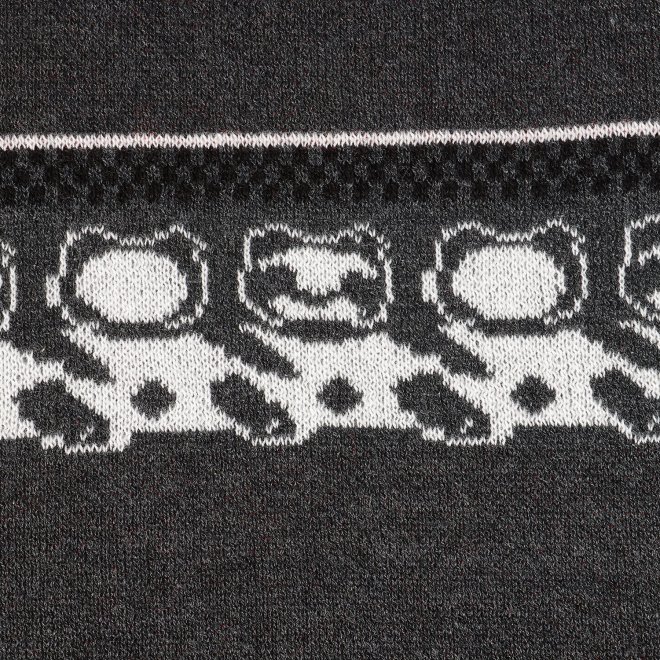 PANDA JACQUARD SWEATER 詳細画像 グレー系マルチ 6