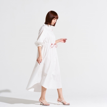 RAGLAN SLEEVES SHIRT DRESS　 詳細画像