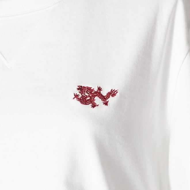 MINI DRAGON EMBROIDERY TEE 詳細画像 ホワイト 3