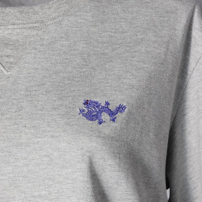 MINI DRAGON EMBROIDERY TEE 詳細画像 ライトグレー 5