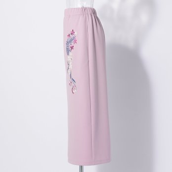 SKIRT WITH FLOWER EMBROIDERY 詳細画像