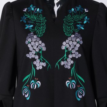 DRESS WITH FLOWER EMBROIDERY 詳細画像