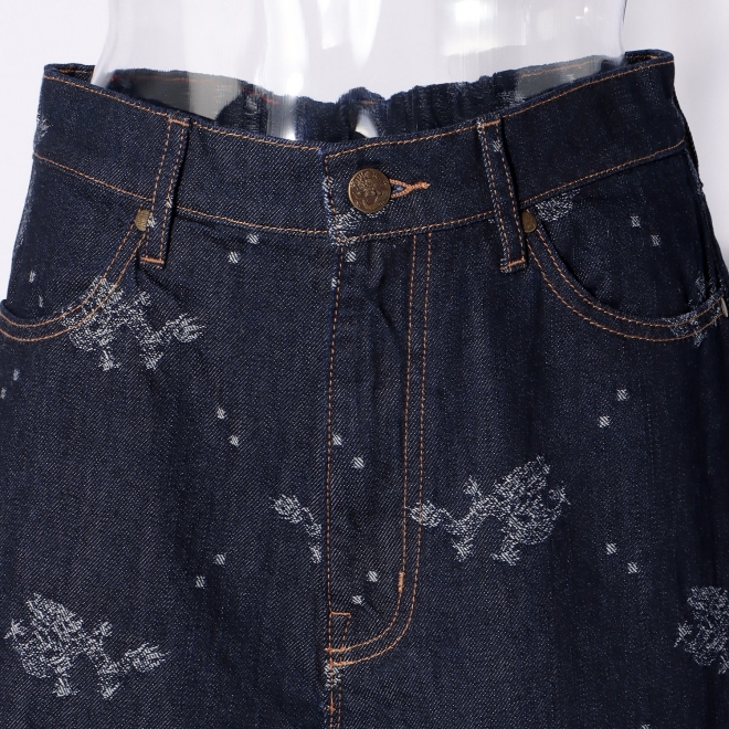 DRAGON DENIM JACQUARD　パンツ 詳細画像 ネイビー 8