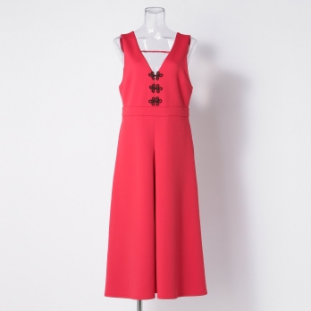 CHINA BUTTON JUMPER DRESS 詳細画像