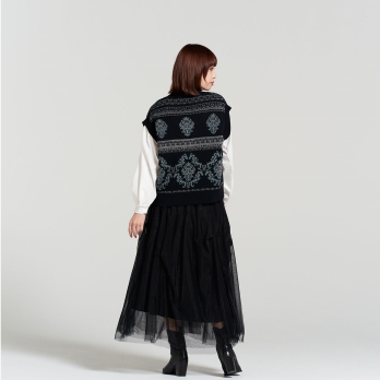 DAMASK JACQUARD KNIT 詳細画像