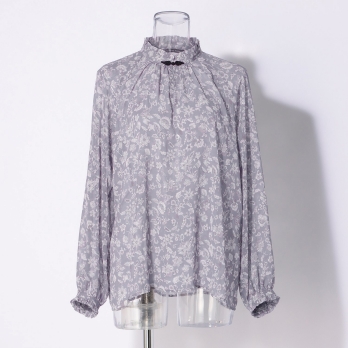 【先行予約】CALICO FLOWER PRINT BLOUSE 詳細画像