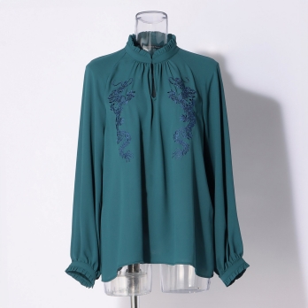 【先行予約】FLOWER EMBROIDERY BLOUSE 詳細画像