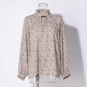 【先行予約】SMALL CALICO FLOWER PRINT BLOUSE 詳細画像