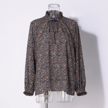 【先行予約】SMALL CALICO FLOWER PRINT BLOUSE 詳細画像