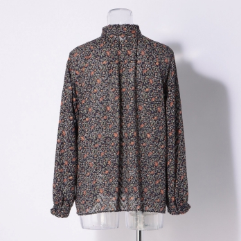 【先行予約】SMALL CALICO FLOWER PRINT BLOUSE 詳細画像