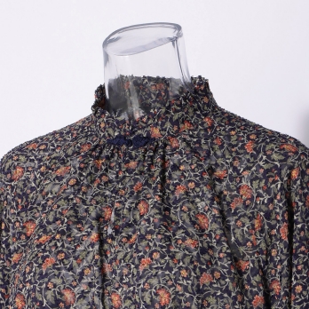 【先行予約】SMALL CALICO FLOWER PRINT BLOUSE 詳細画像