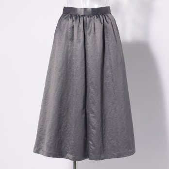 LEATHER LIKE VOLUME SKIRT