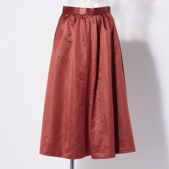 LEATHER LIKE VOLUME SKIRT 詳細画像