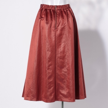 【COMING SOON】LEATHER LIKE VOLUME SKIRT 詳細画像