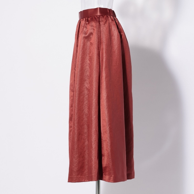 【COMING SOON】LEATHER LIKE VOLUME SKIRT 詳細画像 レッド 4