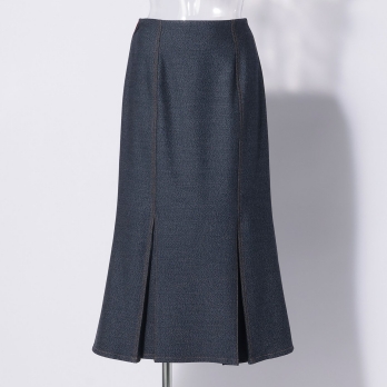 DENIM LIKE SOFT MERMAID SKIRT 詳細画像