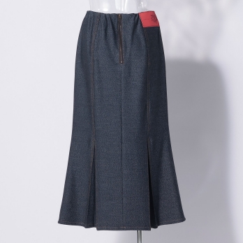 DENIM LIKE SOFT MERMAID SKIRT 詳細画像