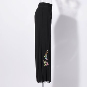 FLORAL EMBROIDERY STRETCH NETTING　パンツ 詳細画像