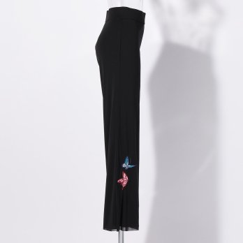 BUTTERFLY EMBROIDERY STRETCH NET　パンツ 詳細画像