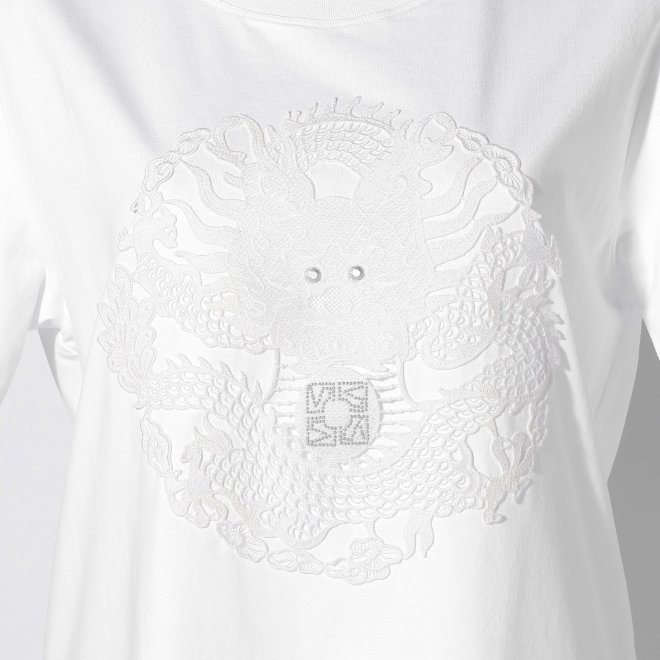 LACE DRAGON ON T-SHIRT 詳細画像 ホワイト 2