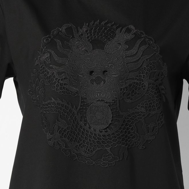 LACE DRAGON ON T-SHIRT 詳細画像 ブラック 6