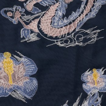 WATER DRAGON EMBROIDERY ON RIGID NET　スカート 詳細画像