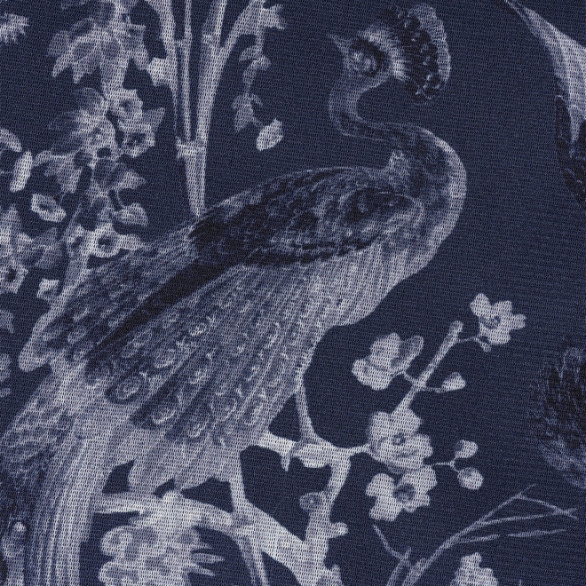 CHINOISERIE PRINTED STRETCH NETTING　ブラウス 詳細画像 ネイビー 10