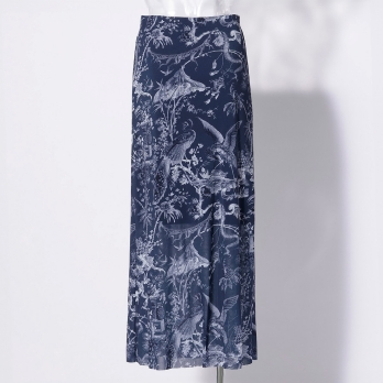 CHINOISERIE PRINTED STRETCH NETTING　スカート 詳細画像