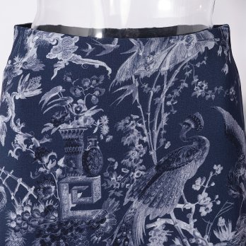 CHINOISERIE PRINTED STRETCH NETTING　スカート 詳細画像