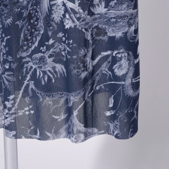 CHINOISERIE PRINTED STRETCH NETTING　スカート 詳細画像