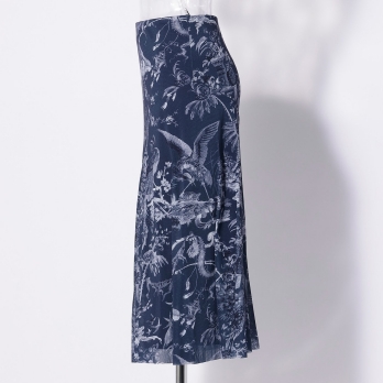 CHINOISERIE PRINTED STRETCH NETTING　スカート 詳細画像