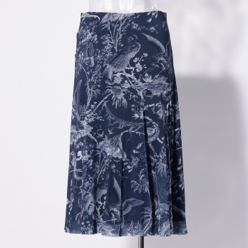 CHINOISERIE PRINTED STRETCH NETTING　スカート 詳細画像