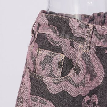 【COMING SOON】GIANT DRAGON JACQUARD DENIM　パンツ 詳細画像