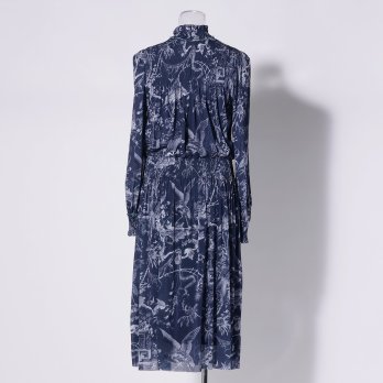 CHINOISERIE PRINTED STRETCH NETTING　ドレス 詳細画像