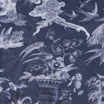 CHINOISERIE PRINTED STRETCH NETTING　ドレス 詳細画像