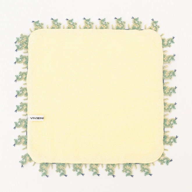 DRAGON LACE HANDKERCHIEF　 詳細画像 イエロー 3