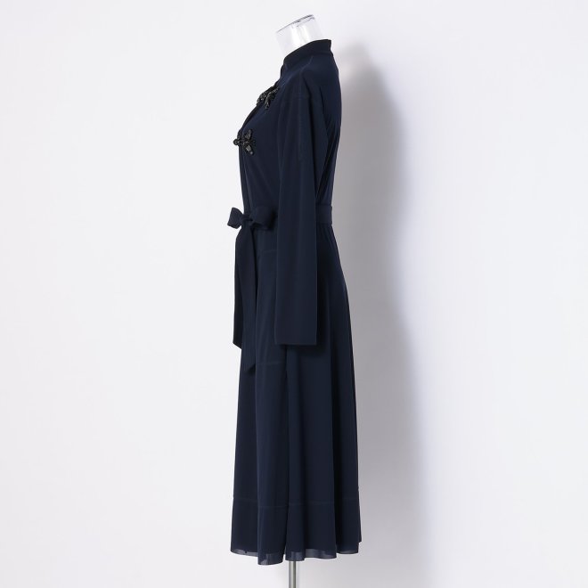 SOLID NET DRESS COAT 詳細画像 ネイビー 2