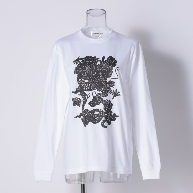 SKY DRAGON＆SNAKE LONG SLEEVE TEE 詳細画像 ホワイト 1