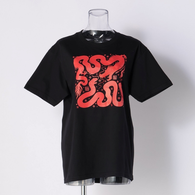 GLAPHIC DRAGON＆SNAKE TEE 詳細画像 ブラック 1