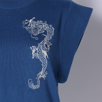 DRAGON LACE EMBROIDERY ON KNIT 詳細画像