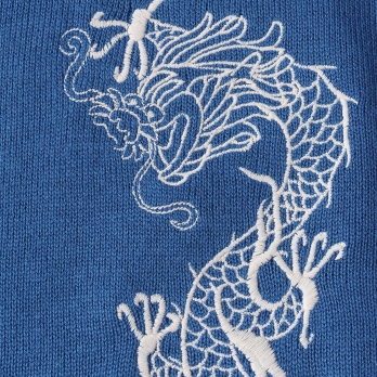 DRAGON LACE EMBROIDERY ON KNIT 詳細画像