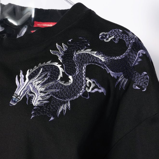 EMBROIDERY DRAGON ON SWEATSHIRT 詳細画像 ブルー系マルチ 2