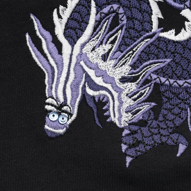 EMBROIDERY DRAGON ON SWEATSHIRT 詳細画像 ブルー系マルチ 3